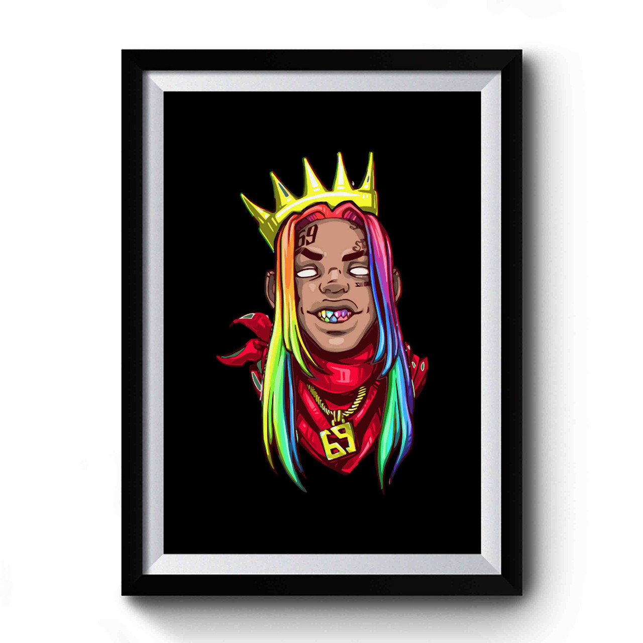 King Tekashi 6ix9ine Logo Premium Poster